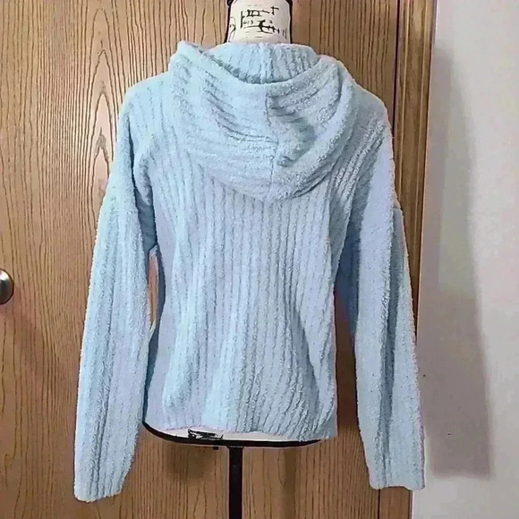 Altar'd State Intimates fuzzy cozy ribbed hoodie sweatshirt - Picture 2 of 2